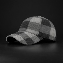 Кепка бейсболка FCT утеплена в клітинку сіра клітинка (11 номер)